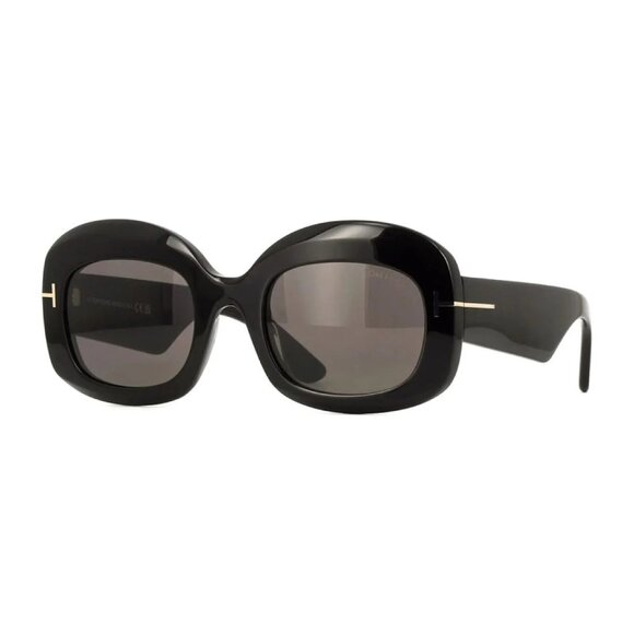 NEW TOM FORD SUNGLASSES, TOM FORD WOMEN BLACK TF1219 01A, FT1219/S 01A - Picture 1 of 3